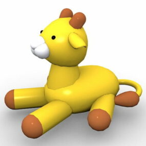 Modelo 3d de brinquedo animal inflável