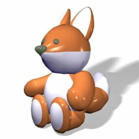 Brinquedo de esquilo inflável Modelo 3D