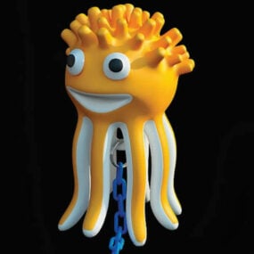 Inflatable Toy Octopus 3d model