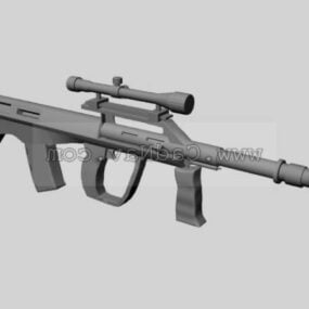 Sniper Gun Typical 3d model