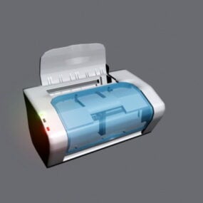インクジェットプリンターの3Dモデル