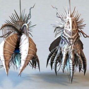 Créature extraterrestre insecte modèle 3D