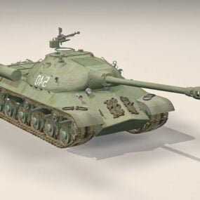 Modelo 3d do tanque Iosif Stalin