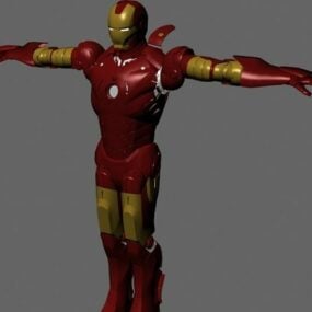 Homem de Ferro Rigged modelo 3d
