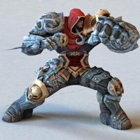 Iron Warrior Character 3d-modell