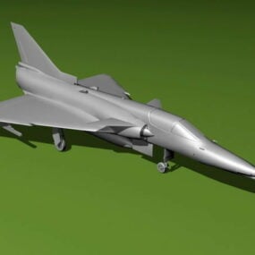 J-10 Chinese Multirole Fighter Aircraft 3d model