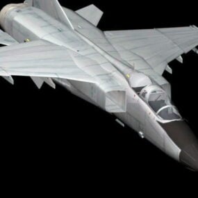 Jh-7a Avcı-bombardıman uçağı 3D modeli