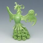 Jade Phoenix Sculpture