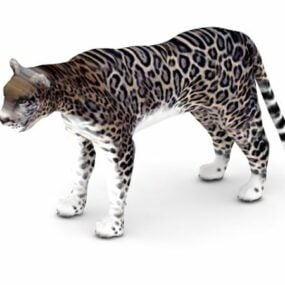 3д модель животного Африканского Ягуара