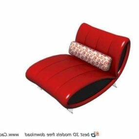 Chaise de sol de meubles japonais modèle 3D