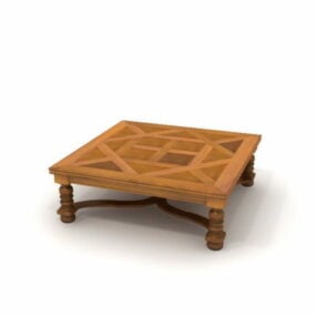 Japanese Style Tea Table Furniture 3d model