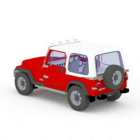 Jeep 2 portes illimité modèle 3D