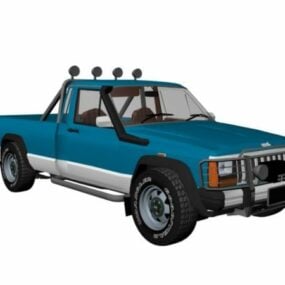 3D model pickupu Jeep Comanche
