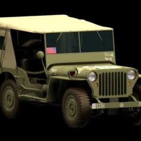 Modelo 3D do Jeep Willys