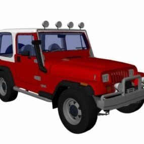 Modello 2d del Suv Jeep Wrangler a 3 porte