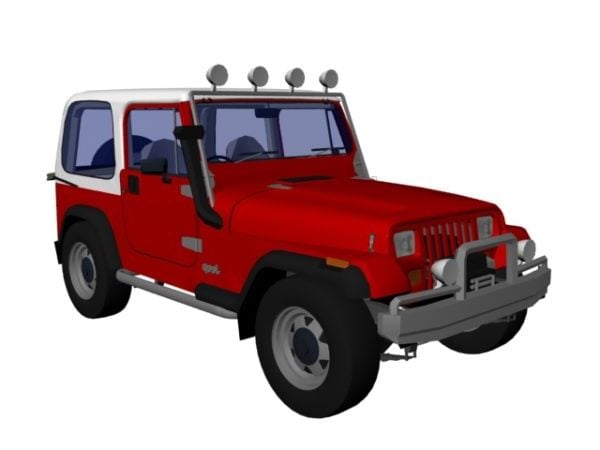 Jeep Wrangler 2-door Suv Free 3d Model - .Max, .Vray - Open3dModel