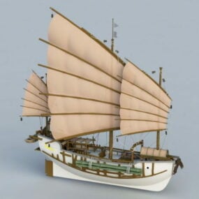 Junk Ship 3d model