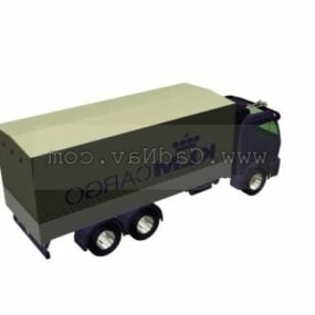 Klm Cargo Container Truck 3d model