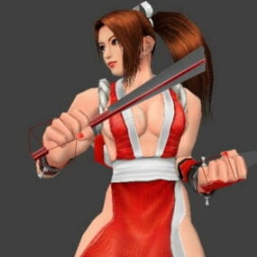 Kof – Mai Shiranui Character 3d model