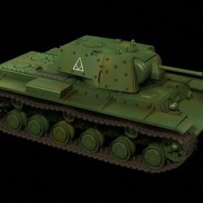 Kv-1 Heavy Tank 3d μοντέλο
