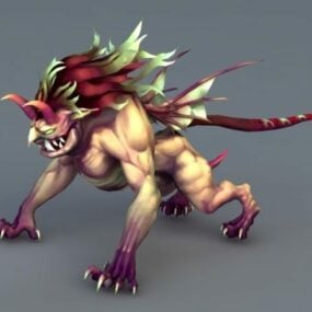 Monster-Mythologie-Kreatur 3D-Modell