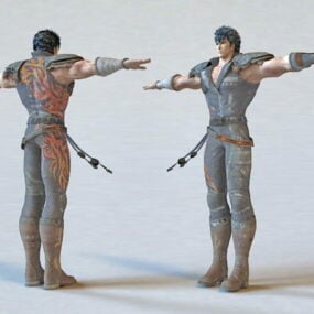 Kenshiro Fist Of The North Star Character 3d-modell