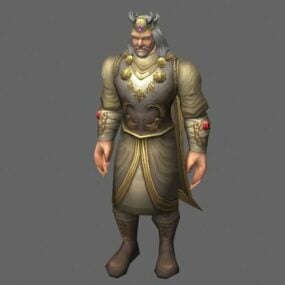 King Llane Wrynn – Wow Character 3d-modell