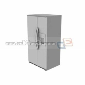 Kitchen Refrigerator Icebox 3d model