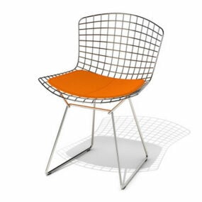 صندلی بغل مبلی نول برتویا مدل سه بعدی