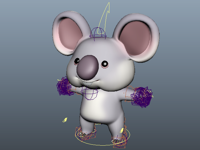 Koala Bear Cartoon Character Free 3d Model - .Fbx, .Ma, Mb, .Obj -  Open3dModel