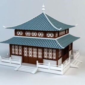 Pagoda coreana modelo 3d