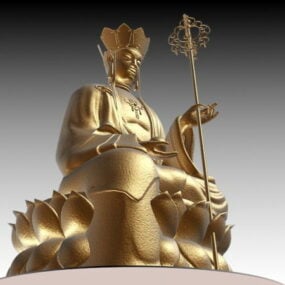 Ksitigarbha Bodhisattva 3D model