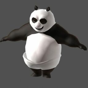 Model 3D Kung Fu Pandy