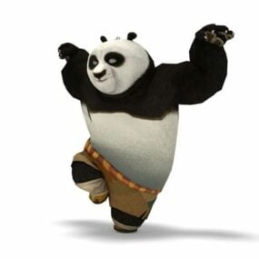 Kung Fu Panda Dragon Warrior 3d-modell