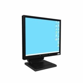 Monitor de computadora LCD modelo 3d
