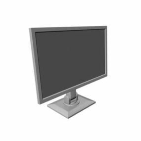 LCD-skærm 3d-model