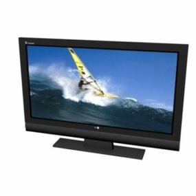 LG Xcanvas LCD-Fernseher 3D-Modell