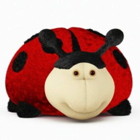Animal Ladybug Toy Stuffed 3d model