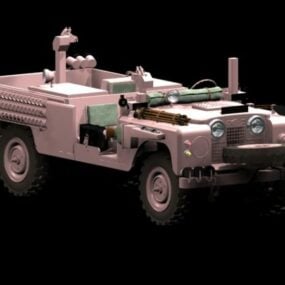 Múnla 3d de Land Rover Pink Panther saor in aisce,