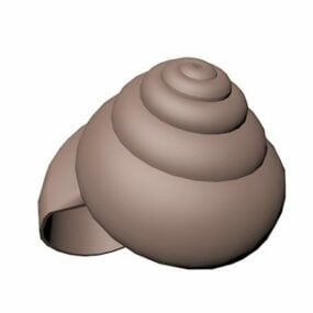 Land Snail Shell 3d model