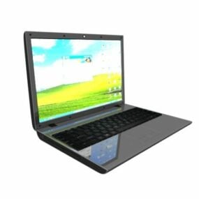 Modello 3d del PC portatile