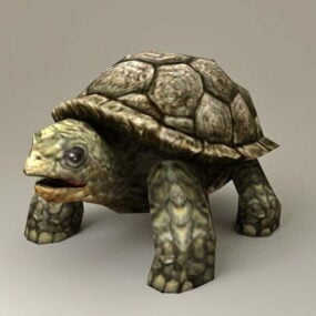 Modelo 3d de animal tortuga marina grande