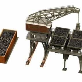 نموذج ثلاثي الأبعاد لمحطة الفحم الكبيرة