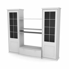 大型ワードローブ戸棚家具3Dモデル
