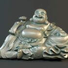 Сидящий смеющийся Будда