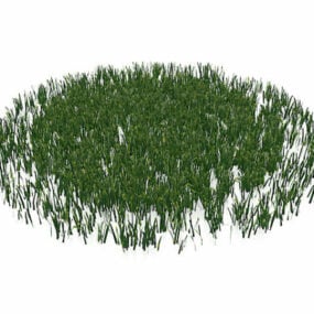 نموذج 3D لنباتات الحشائش في الحديقة