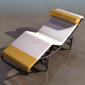 Le Corbusier Chaise Lounge Chair 3D-malli