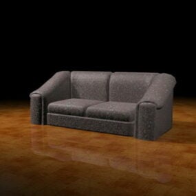 Leather Club Sofa 3d model