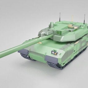 Model 3d Tank Peperangan Utama Leclerc