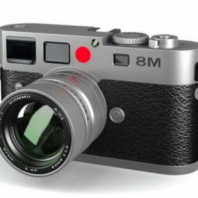 كاميرا لايكا M8 الرقمية نموذج ثلاثي الأبعاد